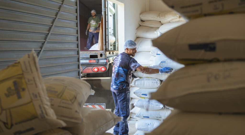 Exportação de farinha sergipana para a Itália