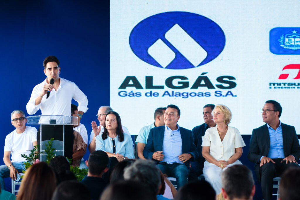 inauguração novo gasoduto em Pilar