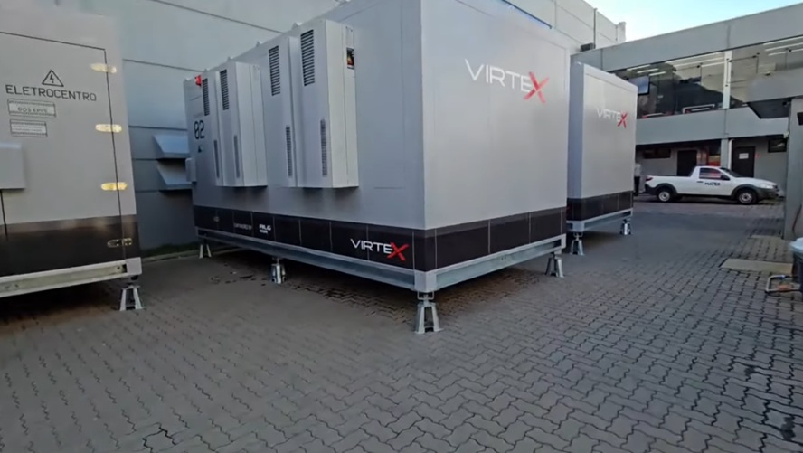 Data center da empresa VirteX Telecom, sediada em Picos, no sul do Piauí