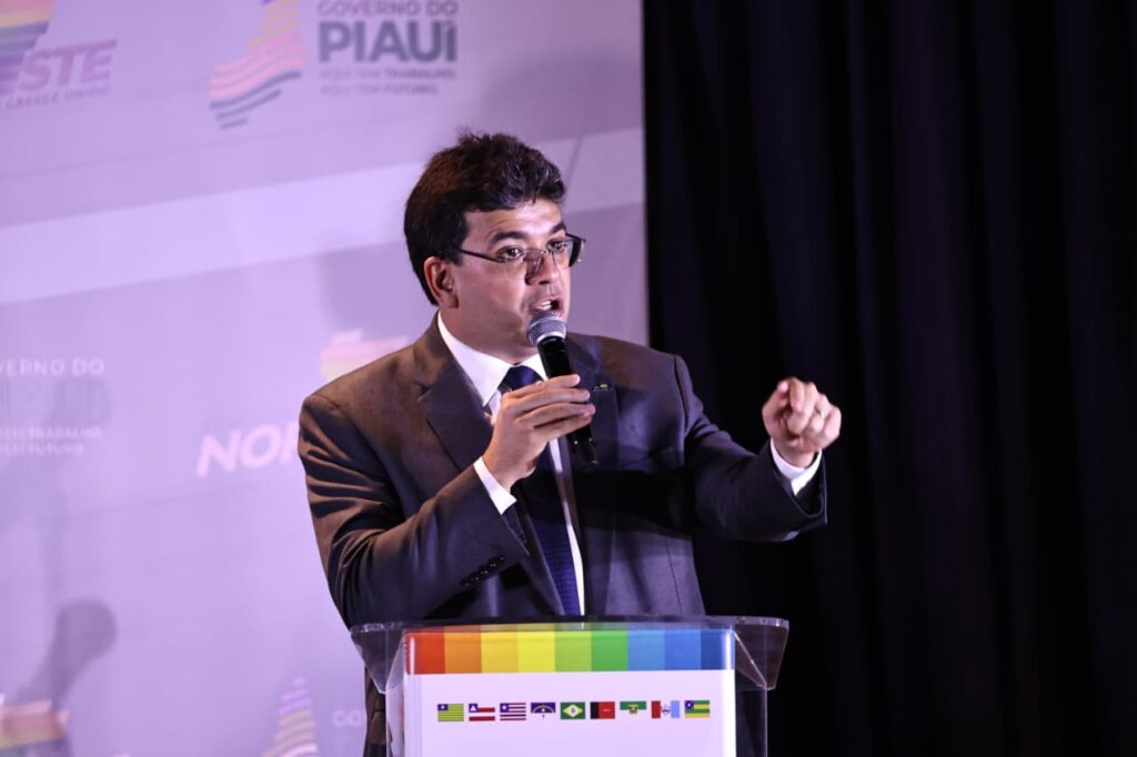 Chamada Indústria Nordeste Rafael Fonteles, governador do Piauí e presidente do Consórcio Nordeste