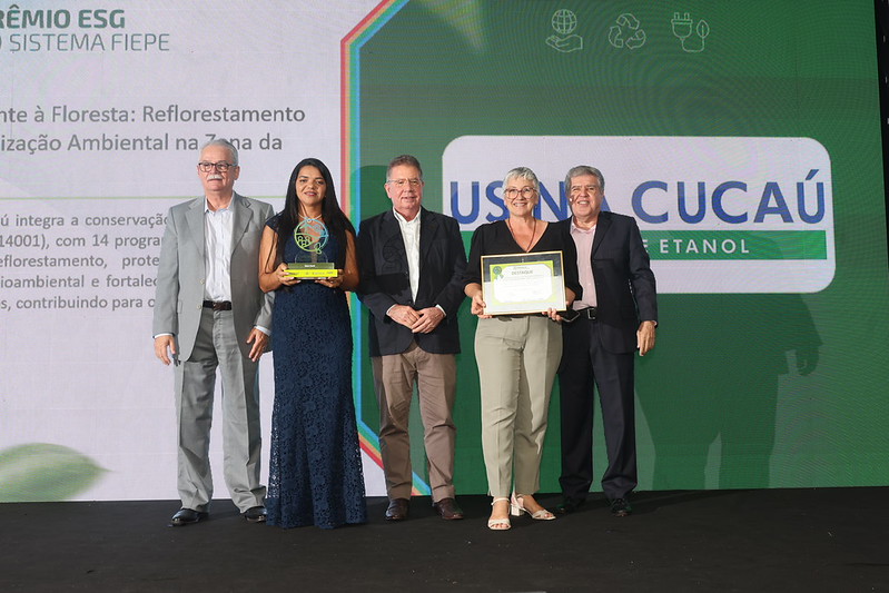Usina Cucaú, do Grupo EQM é destaque na premiação