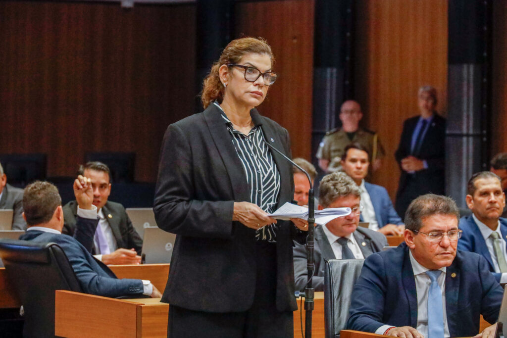 Líder do Governo, Socorro Pimentel pediu que os vetos do Executivo à LOA sejam apreciados pelo plenário da Casa Foto: Jarbas Araújo/Alepe