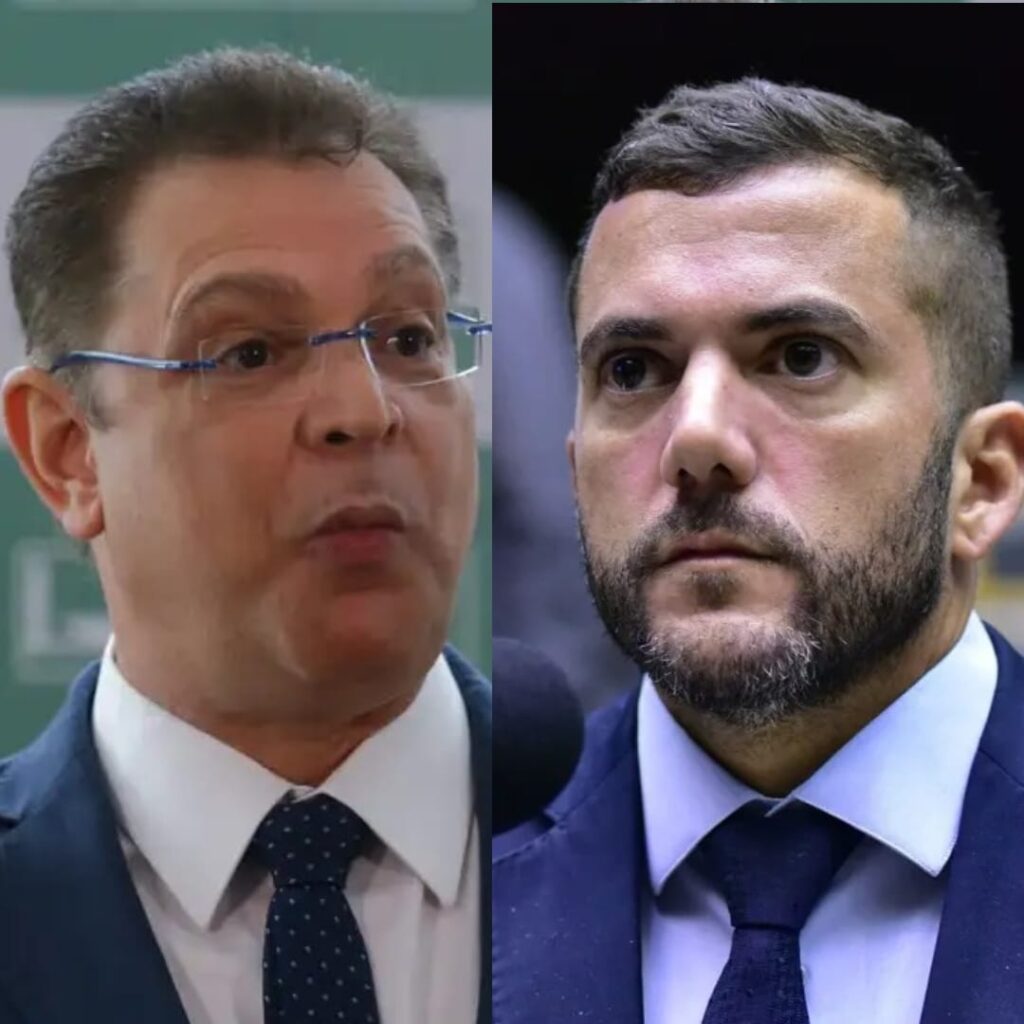 deputados federais Sóstenes Cavalcante e Carlos Jordy, ambos do Partido Liberal (PL),