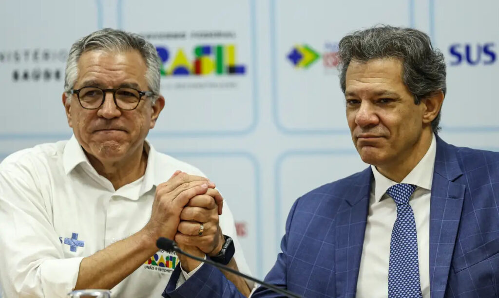 viciados em bets atendimento ministros da Saúde, Alexandre Padilha, e da Fazenda, Fernando Haddad