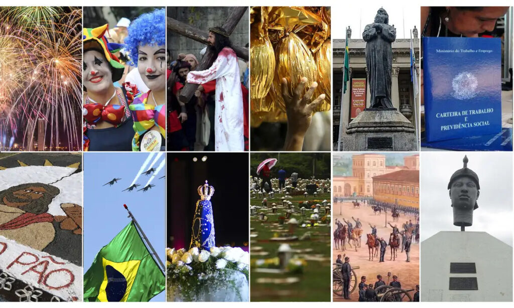 feriados nacionais e pontos facultativos festas