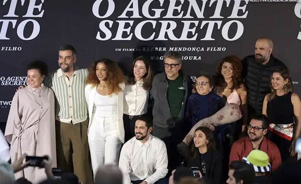 elenco do filme "O Agente Secreto" cinema brasileiro