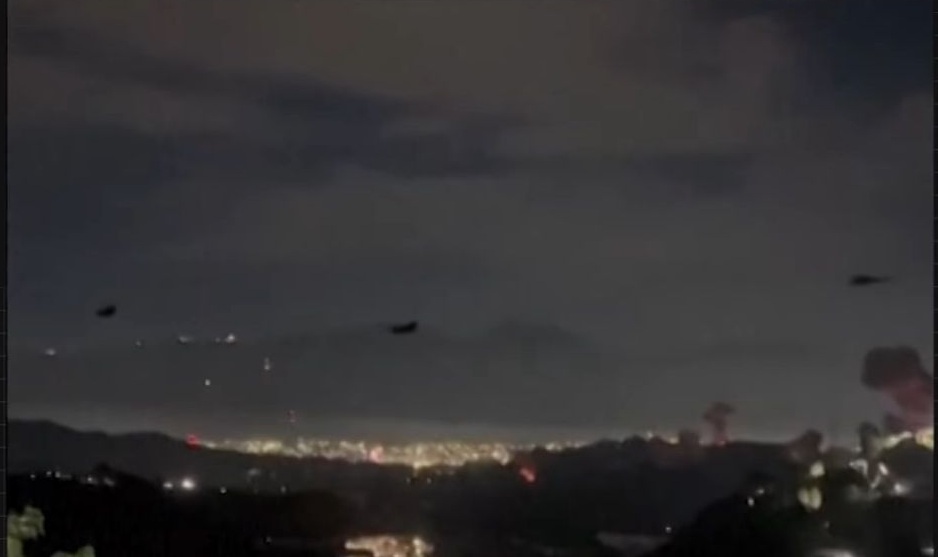 Aviões dos EUA na Venezuela