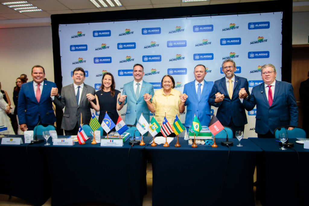 Governadores do Nordeste em Maceió / Missão Brasil-Índia