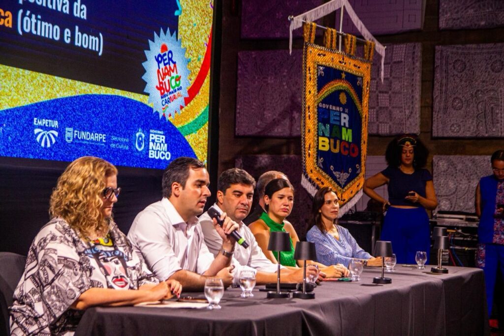 Secretários de várias áreas apresentaram o balanço das ações desenvolvidas durante o carnaval, com destaque para a presença de 2,8 milhões de turistas Foto: Alê Tibúrcio/Fundarpe
