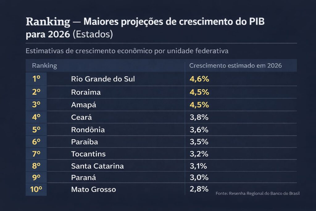 Ranking PIB resenha do BB
