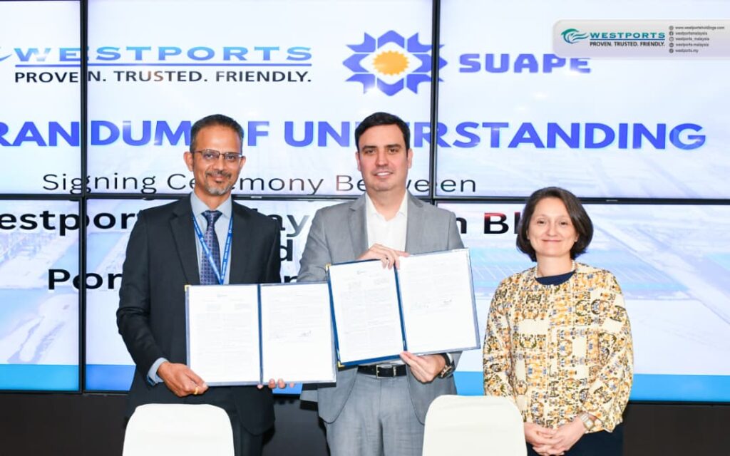 Malásia Assinatura Memorando de Entendimento entre Suape e Westports