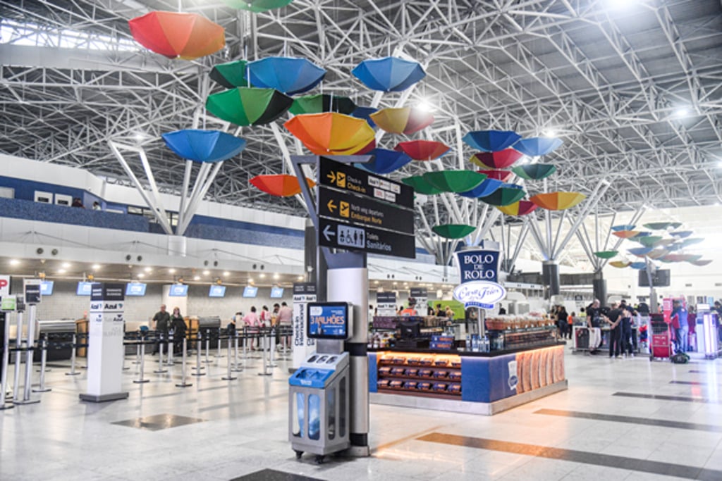 Aeroporto de Recife durante o carnaval