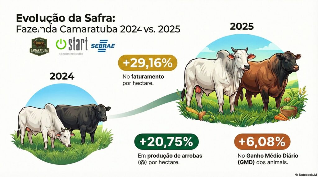 Dados indicadores da Fazenda Camaratuba