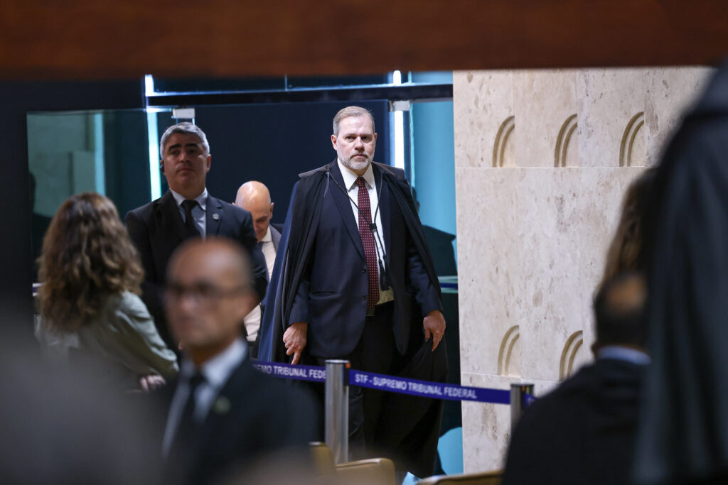 O ministro Dias Toffoli, do Supremo Tribunal Federal (STF), apresentou nesta quinta-feira (12) ao presidente da Corte, Edson Fachin, a resposta sobre citações ao seu nome em conversas extraídas do celular do dono do Banco Master, Daniel Vorcaro. Foto: Antonio Augusto/STF