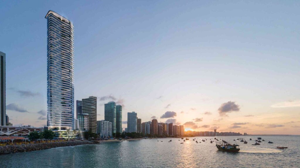 Diagonal by Pininfarina, desenvolvido pela Quadra Engenharia, terá 53 andares na Avenida Beira Mar, no Mucuripe, Fortaleza