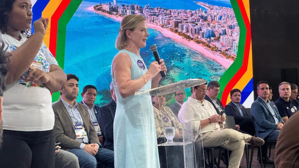 Gleisi Hoffmann em Maceió