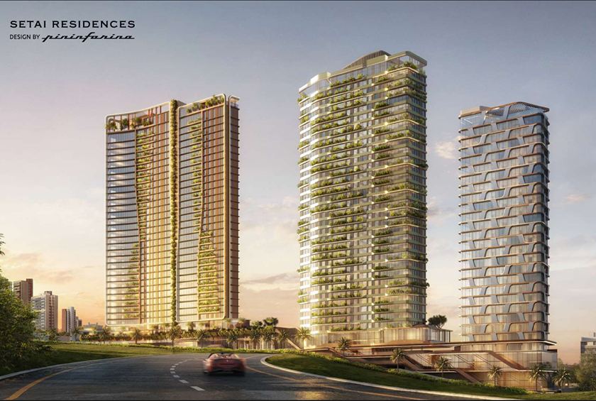 Setai Residences Design by Pininfarina, desenvolvido pelo Setai Grupo GP luxo imobiliário