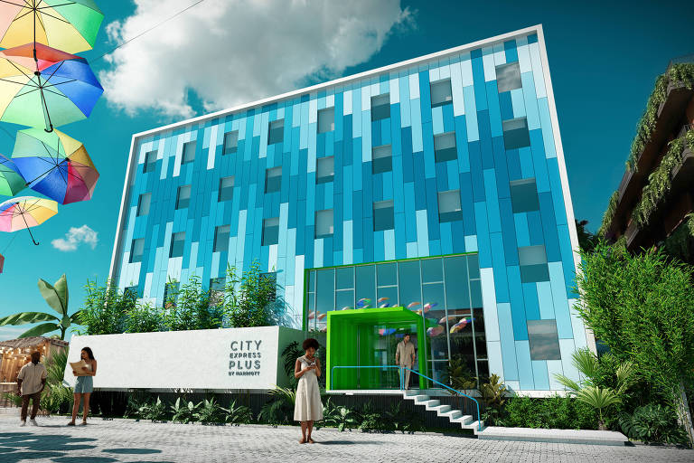 Marriott Internacional: Projeção 3D mostra como será o hotel City Express, da Marriott, em Porto de Galinhas, no mcípio de Ipojuca (PE). Foto: Divulgação