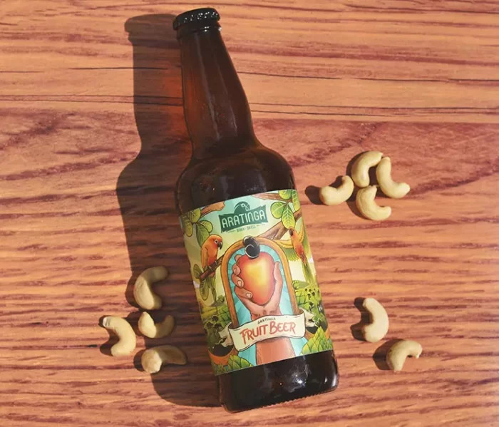 Rede Cooperacaju, da Bahia, produz cerveja artesanal com caju como ingrediente. Foto: Divulgação