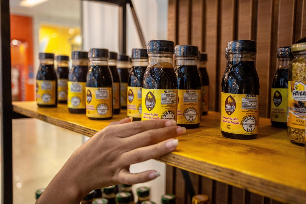 Produtos apiário Zumbi dos Palmares