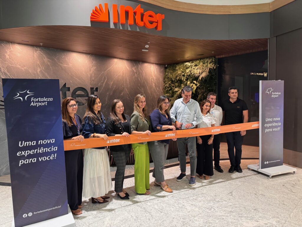 Inaugurada nesta quarta-feira no Terminal 1, a sala VIP do Inter em Fortaleza tem 260 m² e capacidade para 60 pessoas
