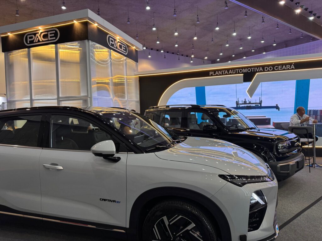 PACE marca presença na Feira da Indústria 2025 com estande próprio e dois veículos elétricos - Foto: Divulgação