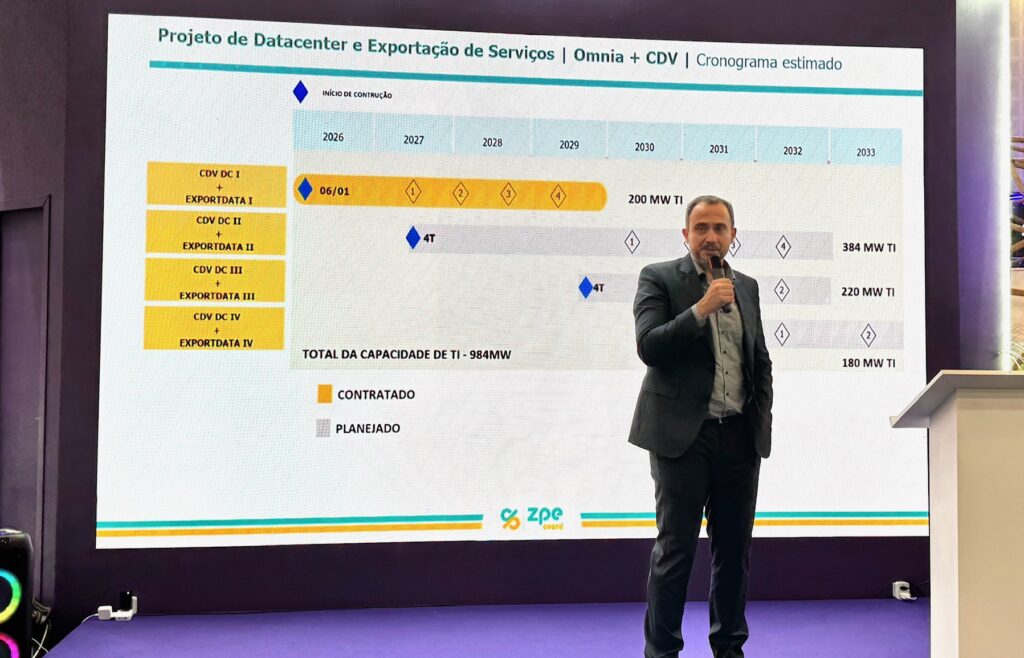 Wellysson de Moura Costa, Diretor de Implantação da Omina: 'Esse será o maior data center da América Latina' - Foto: Divulgação
