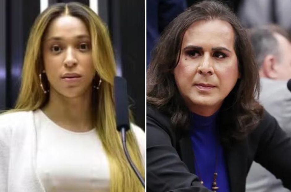 Imagens de Erika Hilton e Duda Salabert aparecem em lista de suspeitas de delegacia no Recife. Fotos: Zeca Ribeiro e Bruno Spada/Câmara dos Deputados
