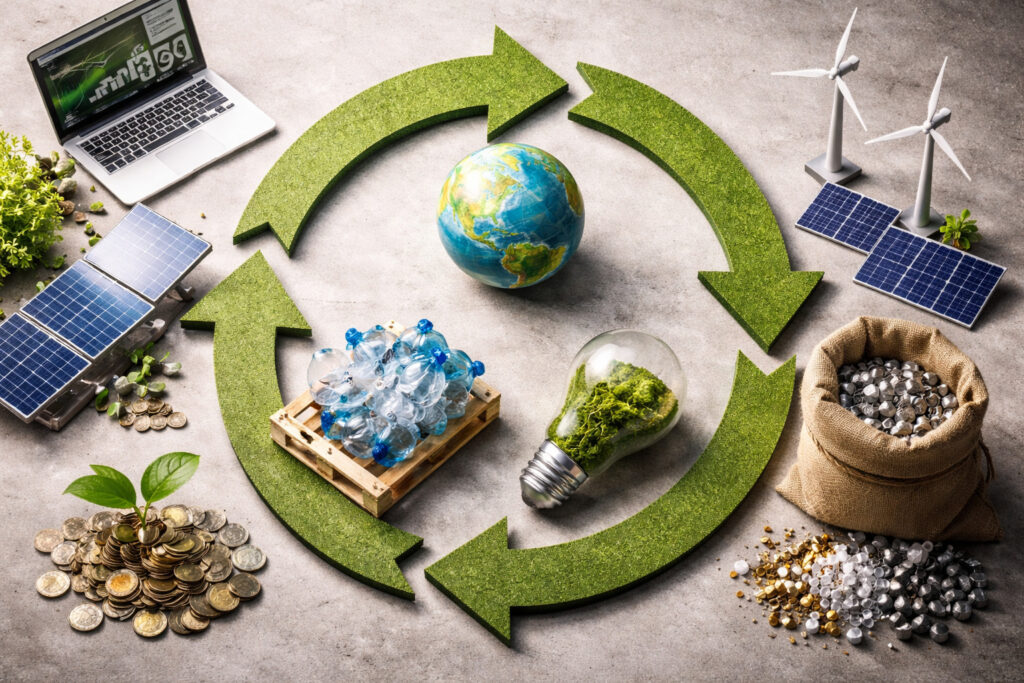 Um mercado de US$ 355 bilhões até 2032: a economia circular deixou de ser agenda ambiental e virou estratégia de competitividade global - Foto: Divulgação