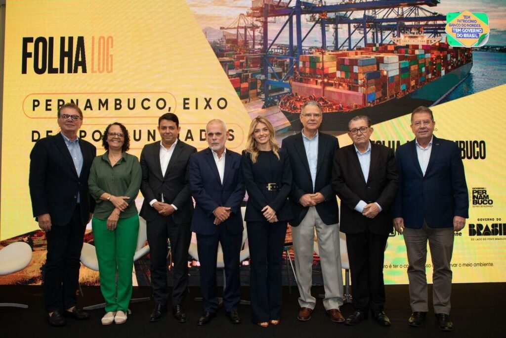 Folha Log reúne grandes nomes da logística e debate caminhos do setor no estado - Foto: Arthur Botelho/Folha de Pernambuco