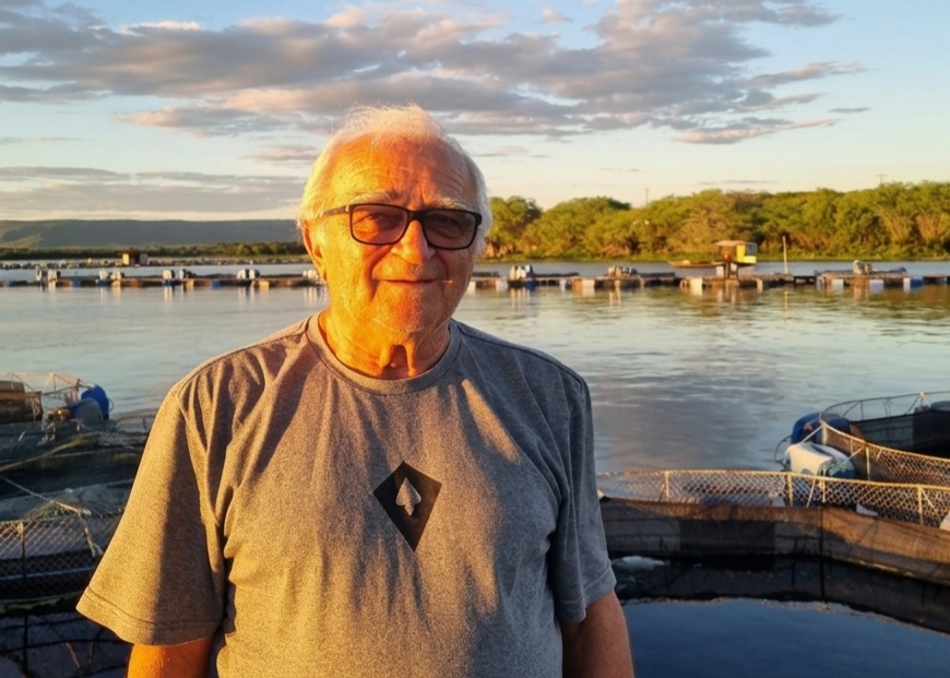 Padre Antônio Miglio, representante dos produtores de Til[apia de Jatobá