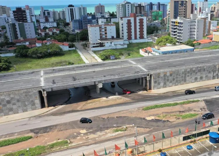 Cabedelo ganha viaduto que separa carga portuária do trânsito para João Pessoa