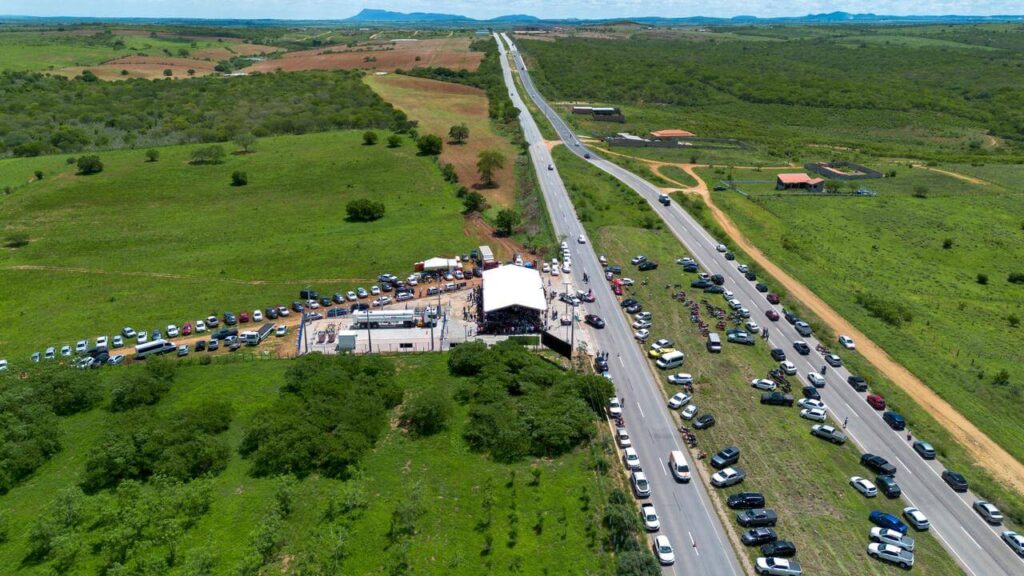 inauguração da Estação de Descompressão de Gás Natural Comprimido (GNC) operada pela Algás em Batalha, polo da Bacia Leiteira alagoana