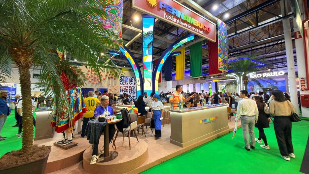 estande de Pernambuco na WTM 2026 em São Paulo