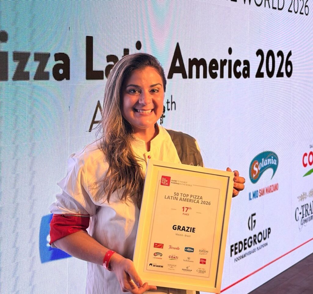 Chefe Nicole Acioly pizzaria Grazie