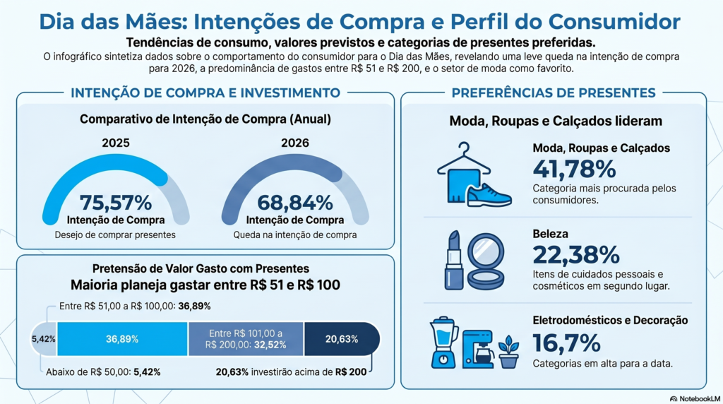 dia das mães 2026 intenção de compra