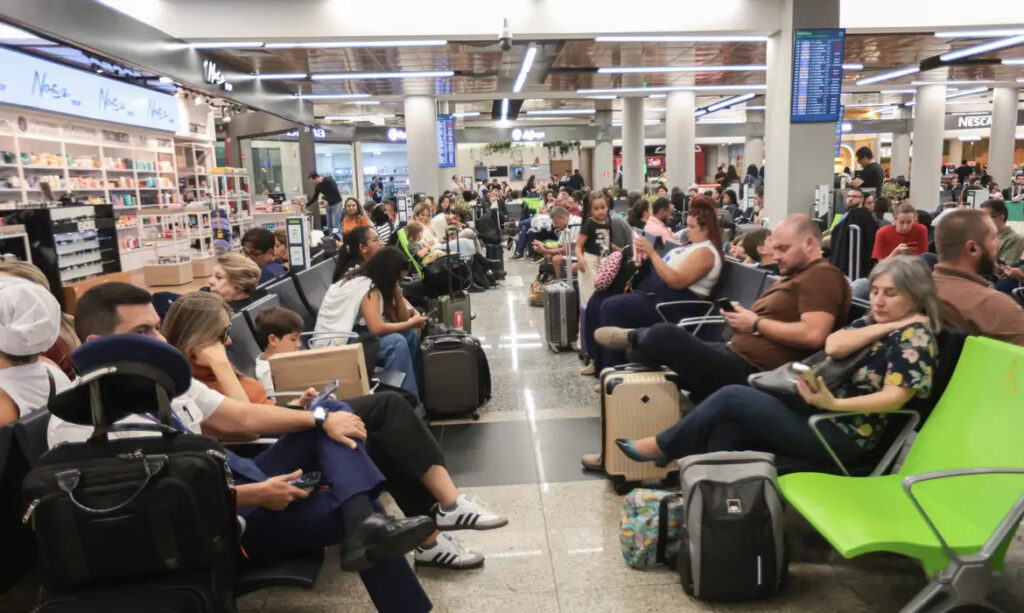 Aeroporto de Congonhas pane sistema pousos e decolagens anac