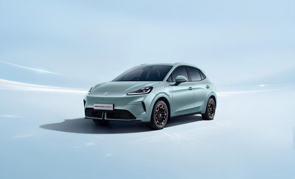 MG Motor confirmou o MG4 Urban no Salão do Automóvel de Pequim. Brasil é um dos primeiros mercados globais a receber o modelo fora da China. Foto: Divulgação