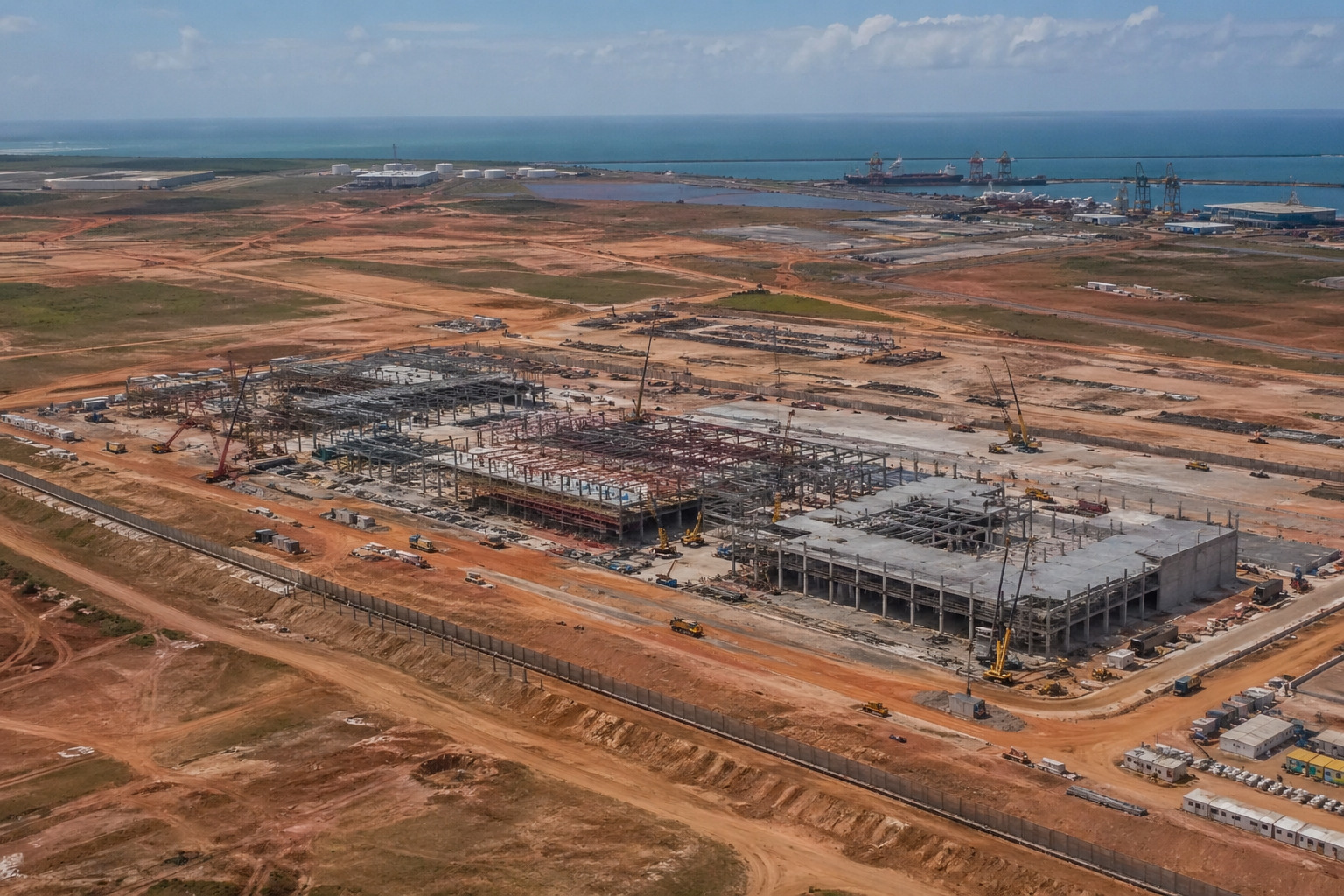 O Complexo do Pecém, a malha de cabos submarinos e a liderança em energia solar colocam o Ceará no centro da nova geografia digital do Brasil - Foto: IA