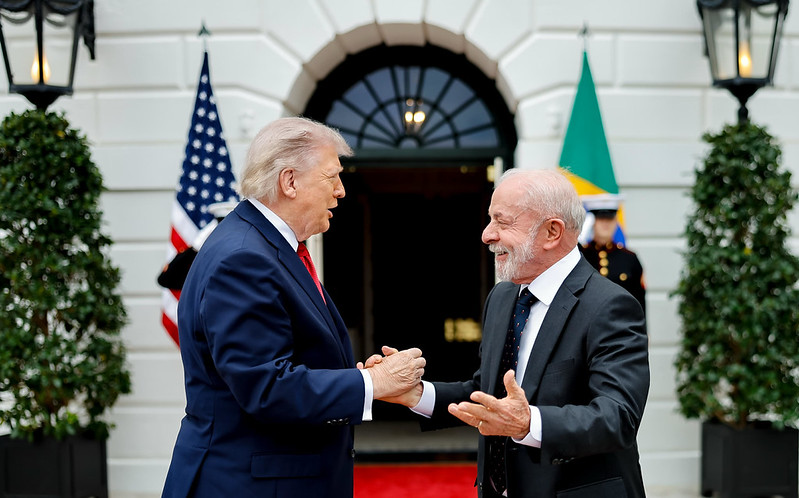 07.05.2026 - Presidente da República, Luiz Inácio Lula da Silva, durante Encontro com o Presidente dos Estados Unidos, Donald Trump. Casa Branca, Washington, D.C. Foto: Ricardo Stuckert / PR