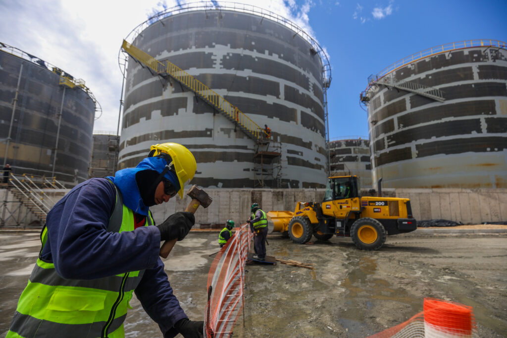 A obra no Pecém reforça a estratégia do Ceará de se consolidar como hub logístico e energético para distribuição de combustíveis em toda a região Nordeste - Foto: Divulgação