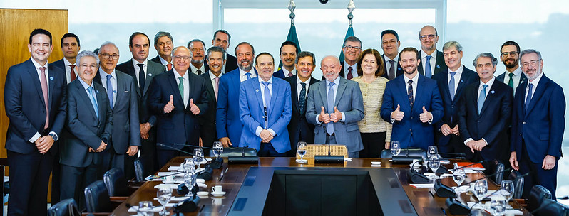 Presidente da República, Luiz Inácio Lula da Silva, durante Reunião com representantes do setor de etanol, no Palácio do Planalto, em Brasília - DF. Foto: Ricardo Stuckert / PR