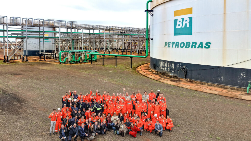 25.06.2026 - Presidente da República, Luiz Inácio Lula da Silva, durante visita às instalações da Unidade de Fertilizantes Nitrogenados de Três Lagoas, da Petrobras, na BR-158, Km 301, em Três Lagoas - MS. Foto: Ricardo Stuckert/PR