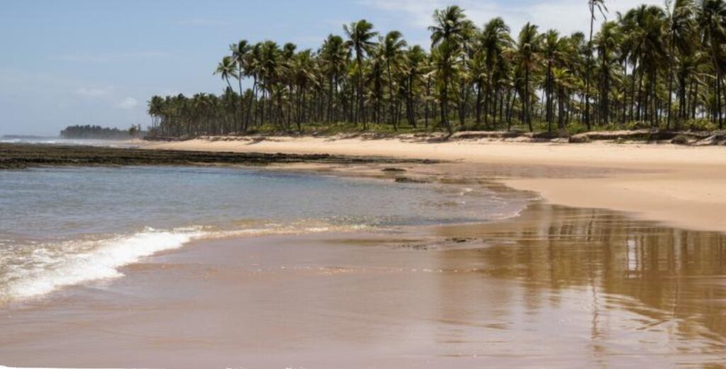 Praia de Taipu de Fora, na Península de Maraú (BA)