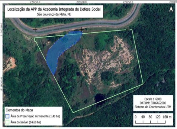 Governadora Raquel Lyra sancionou lei que autoriza a supressão de 1,4 hectare de vegetação nativa de Mata Atlântica em Área de Preservação Permanente (APP) de São Lourenço da Mata para viabilizar a construção da sede da Academia Integrada de Defesa Social (ACIDES)