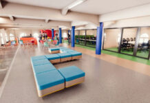 Quando concluído, NERD terá espaço com 2.500 metros quadrados distribuídos em quatro andares, com auditório para 200 pessoas, arena de eventos, salas de formação, áreas de coworking e café aberto ao público. Foto: Porto Digital/Divulgação