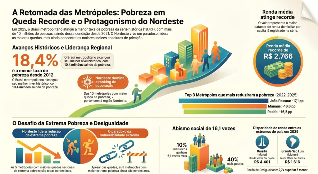 Redução de pobreza no Nordeste