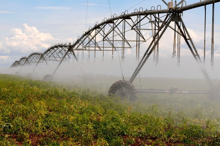 Brasil possui atualmente cerca de 9,6 milhões de hectares irrigados, mas tem potencial para expandir essa área para até 53,4 milhões de hectares Move Brasil