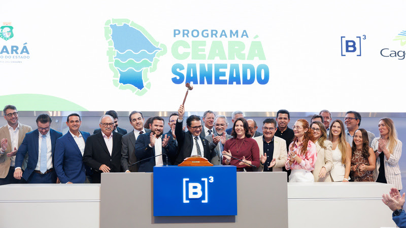 Sessão de lances do leilão de PPP de esgotamento sanitário foi realizada na B3, em São Paulo - Foto: Divulgação