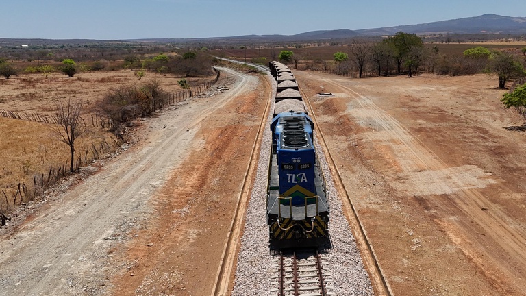 Transnordestina recebe novo investimento federal em 2026. Foto: Yasmin Fonseca/MIDR